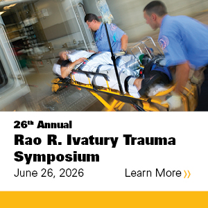 26th Annual Rao R. Ivatury Trauma Symposium Banner